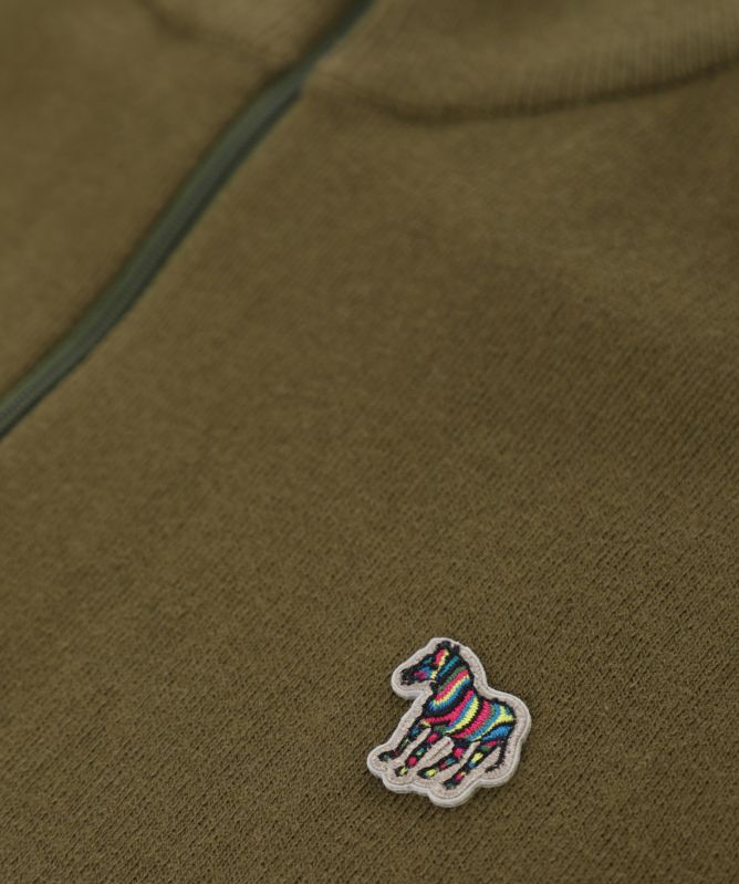 Paul Smith Zebra Logo Quarter Zipper Sweater