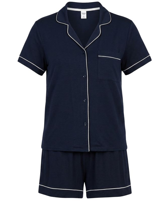 Chelsea Peers Modal Short Button Up Pajamas