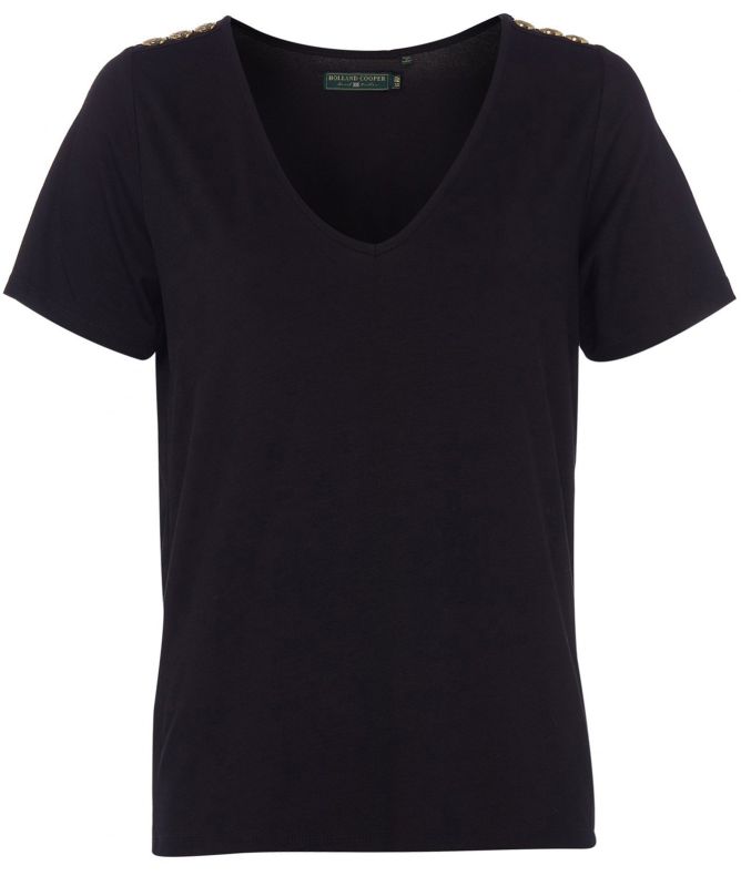Holland Cooper Relax Fit V-Neck T-Shirt