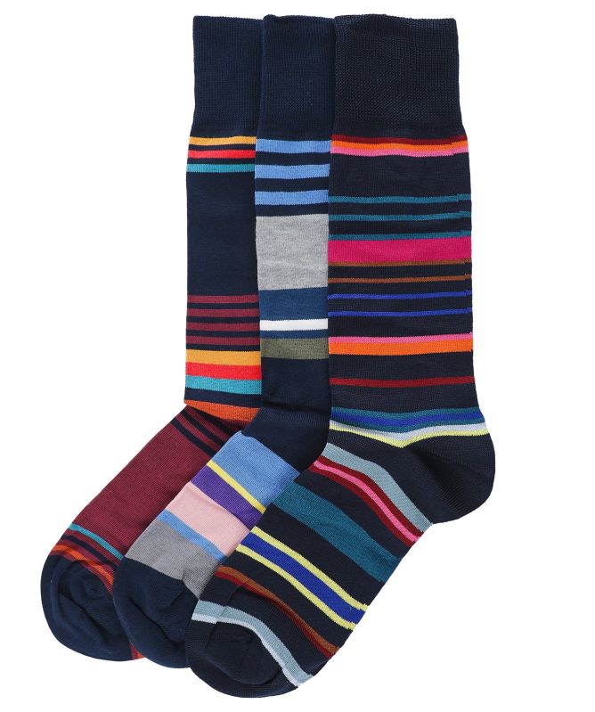 Paul Smith Striped Socks 3 Pack