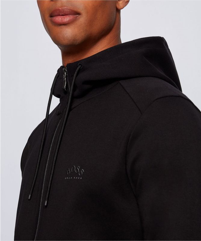 BOSS Mixed Structure Saggy Hoodie