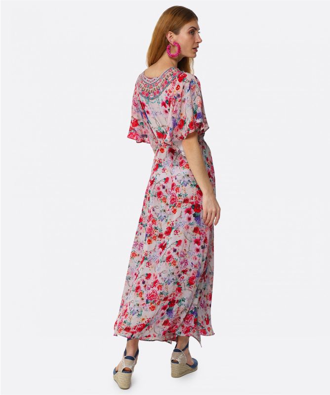 Inoa Silk Gaia Maxi Dress