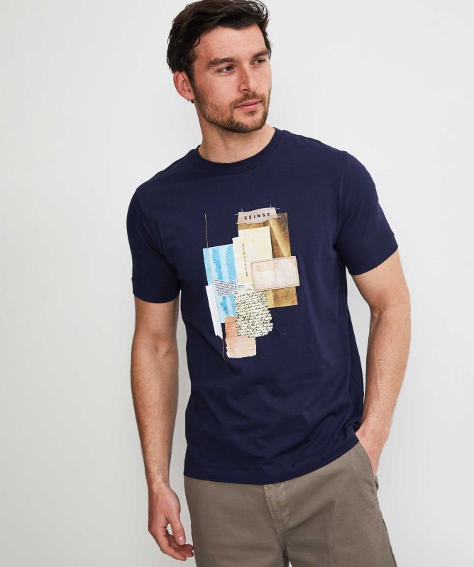 Seinse Crew Neck Print T-Shirt