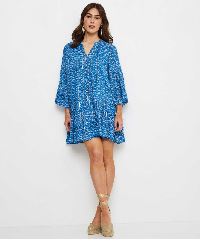 Handprint Dream Apparel Circle Print Gretchen Dress