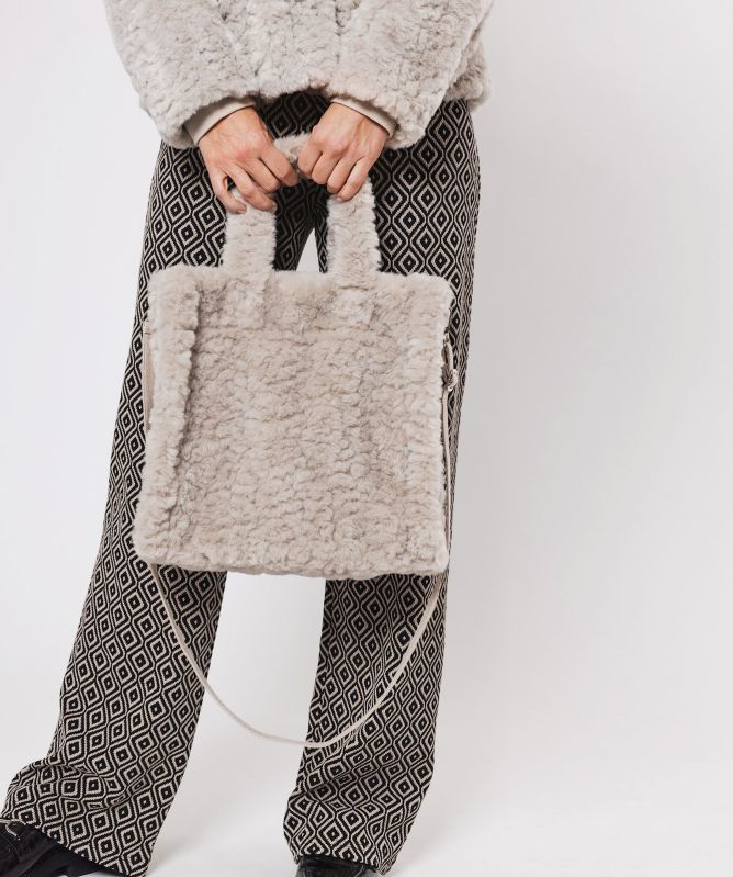 Rino and Pelle Brax Faux Fur Shopper Bag