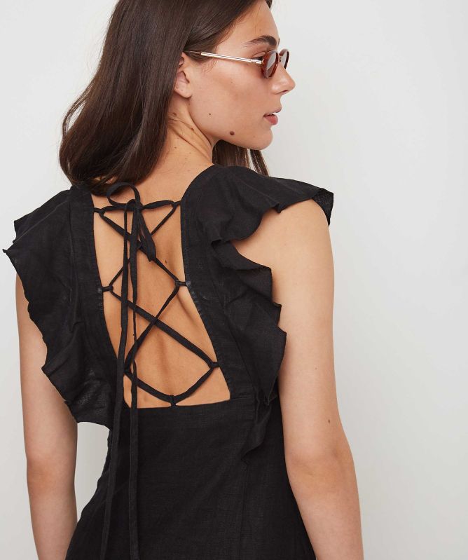 rails black midi dress YARA MINI DRESS main image 0