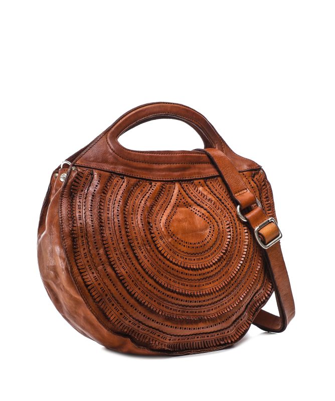 Campomaggi Circular Leather Crossbody Bag