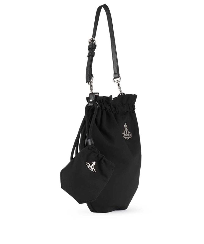 Vivienne Westwood Re Nylon Drawstring Pouch Bag