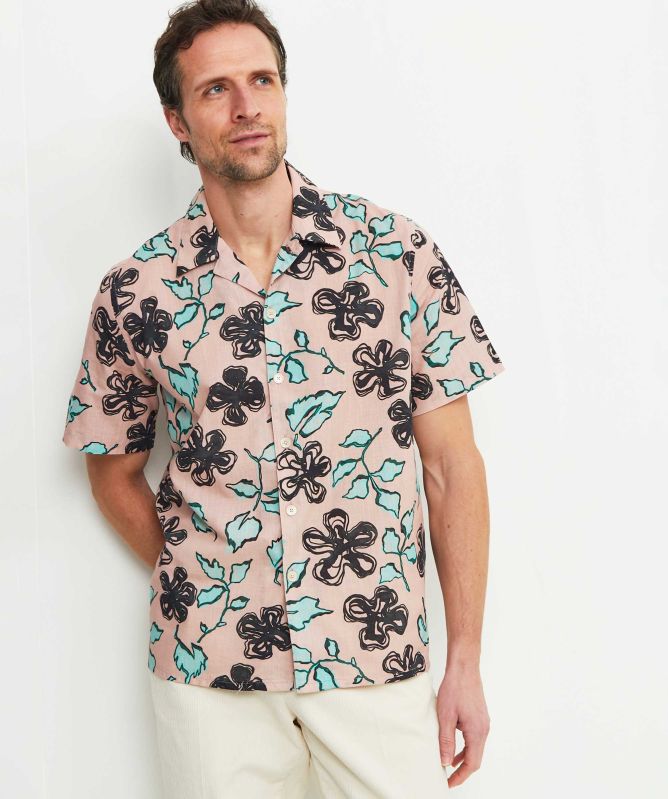 Paul Smith Casual Fit Yukka Print Shirt