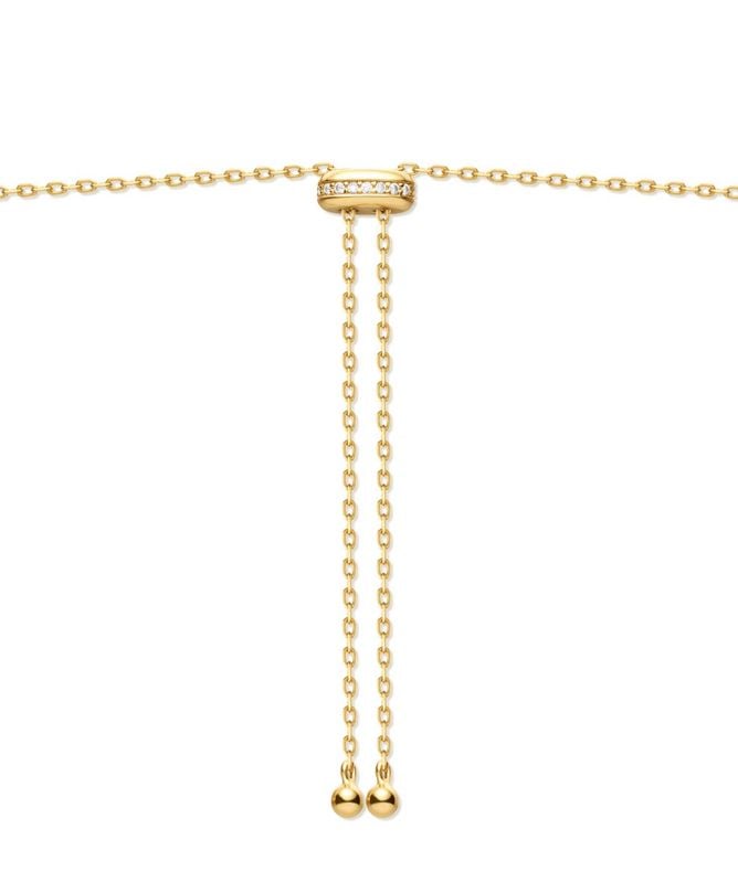Ania Haie Pearl Cubic Zirconia Slider Necklace