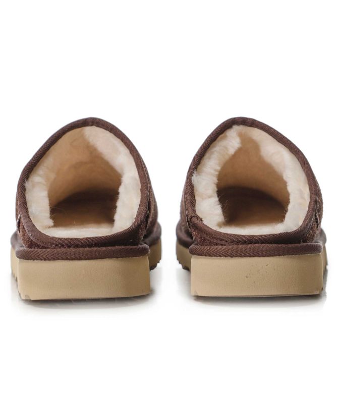 UGG Suede Classic Shaggy Slippers