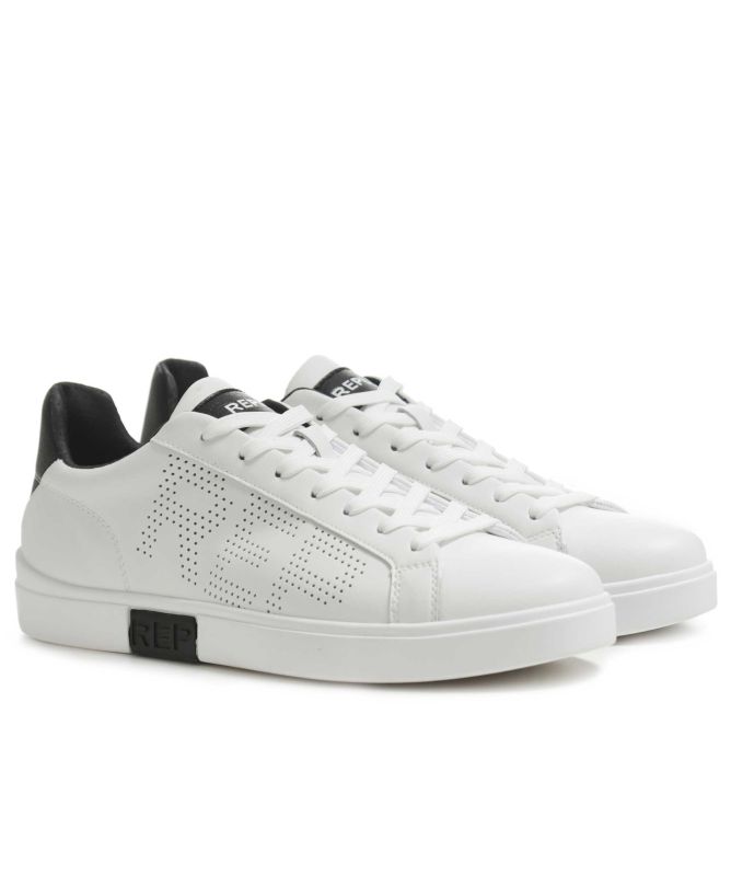 Replay Leather Polys Studio Trainers