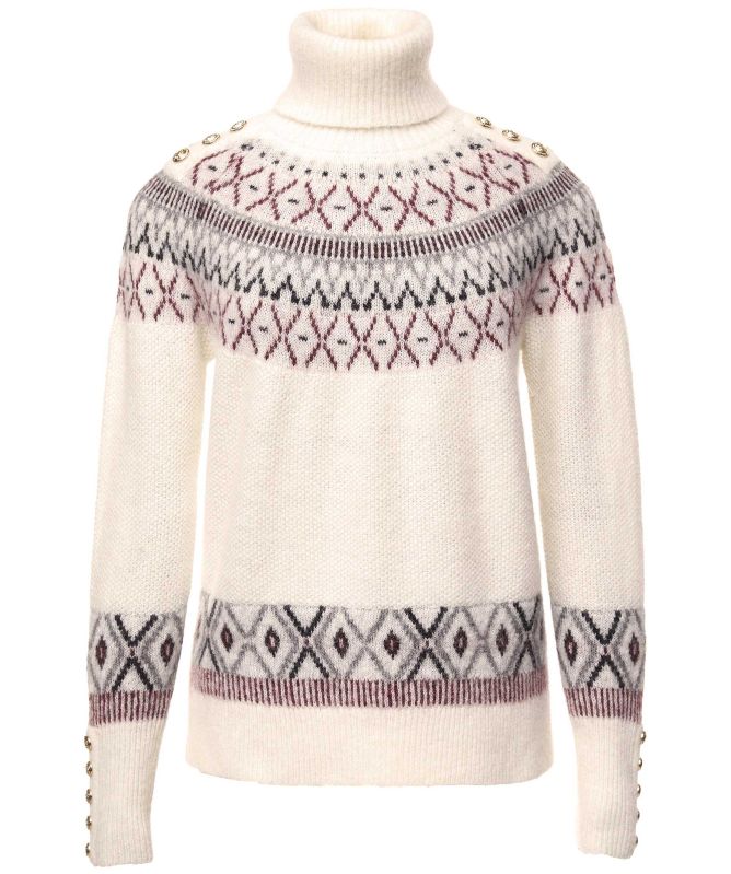 Holland Cooper Fairisle Turtleneck Jumper