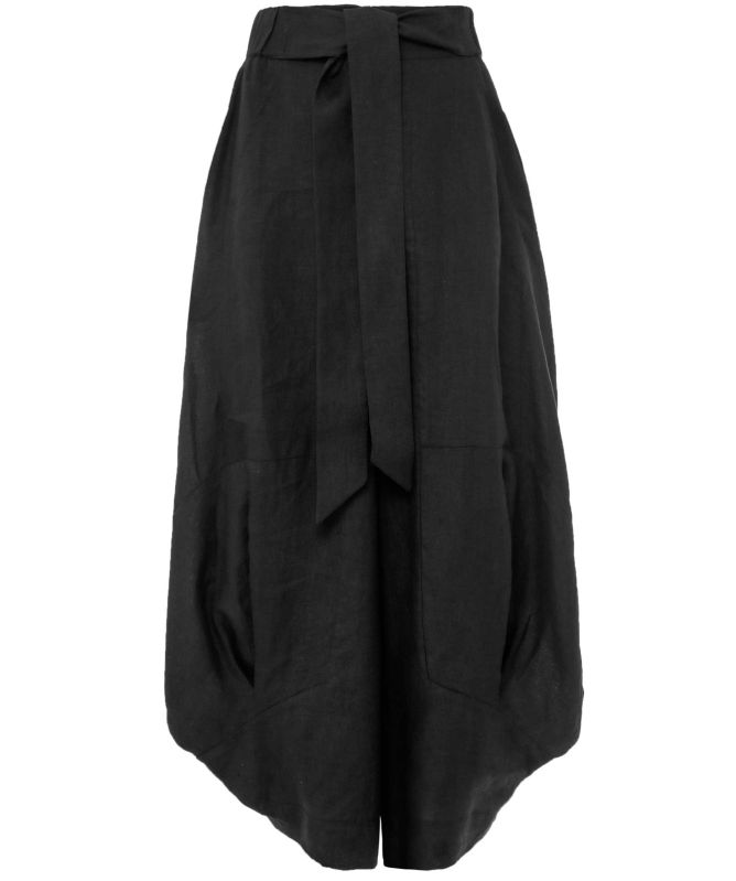 NU London Tie Waist Wide-Leg Trousers