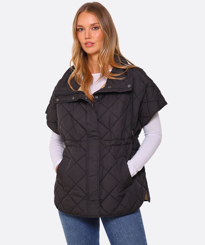 Rino and Pelle Alane Quilted Cape