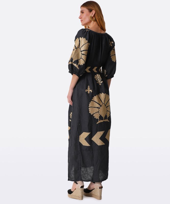 raina maxi dress Raina J. – Contrast Elegance Maxi Dress – Ellese & Co