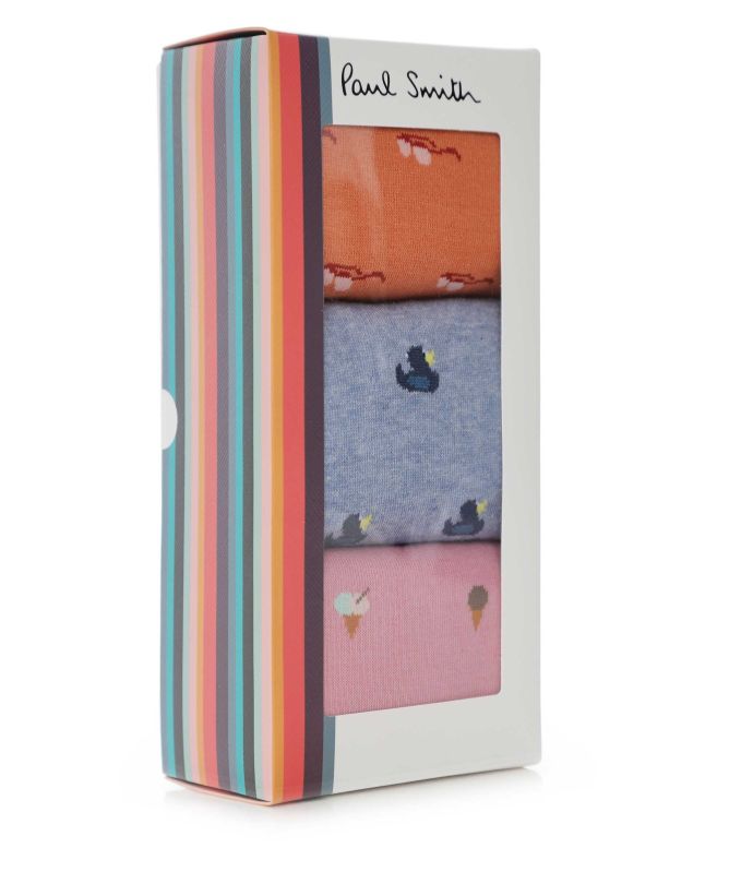 Paul Smith Summer Novelty Socks 3 Pack