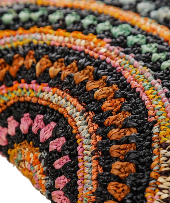 Rabarany Handwoven Half Moon Clutch