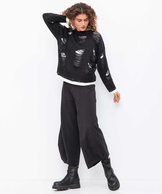 Thanny Balloon Cropped Trousers