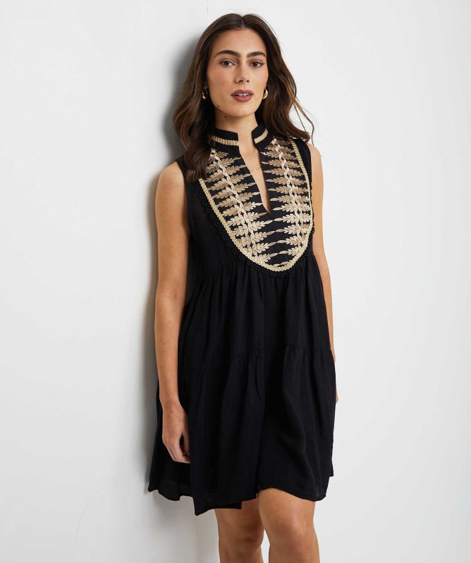 Nema Dafne Embroidered Mini Dress Nema Dafne Embroidered Mini Dress