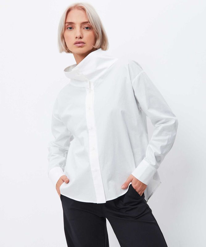 Bize Wide Collar Shirt