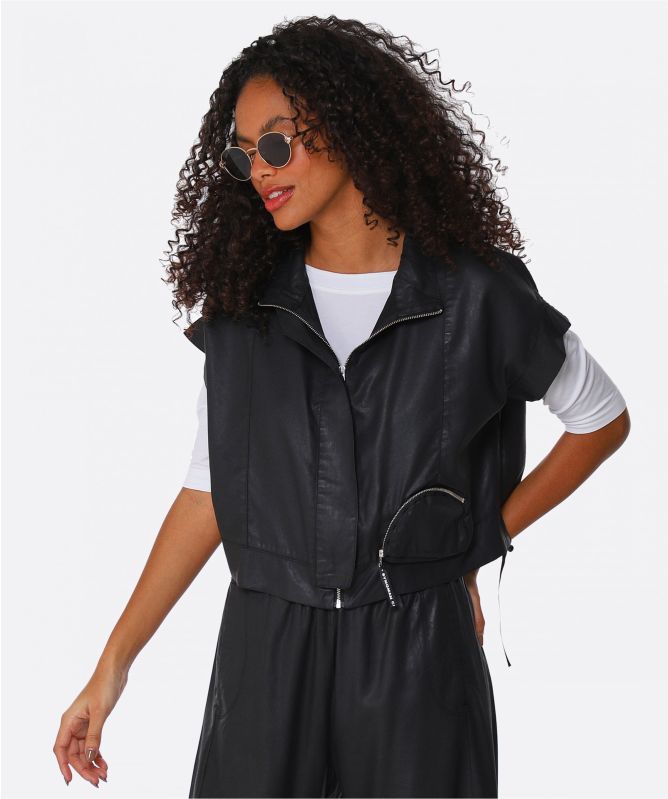Lurdes Bergada Oversized Coated Vest