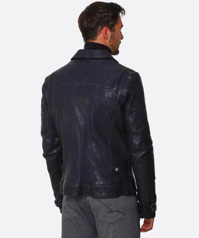 J. Blades Leather Biker Jacket