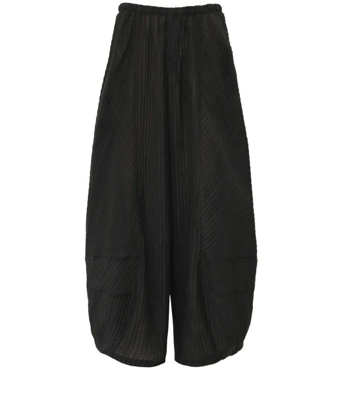 Thanny Pleated Barrel Leg Trousers