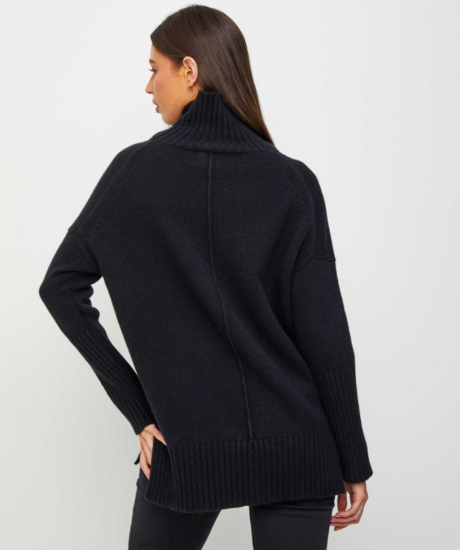 Eddy and Ivy Stars Merino Cashmere Roll Neck Jumper