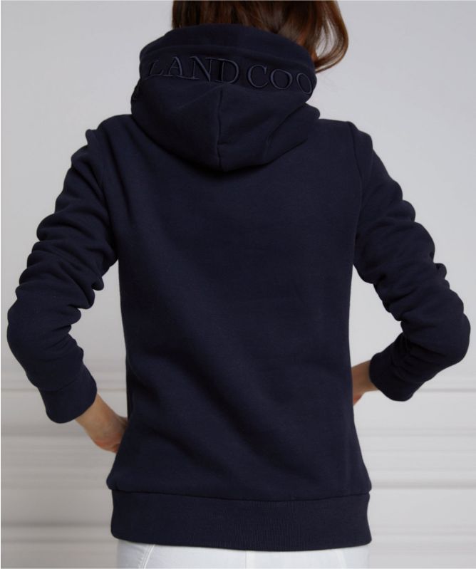 Holland Cooper GBE Flock Logo Hoodie