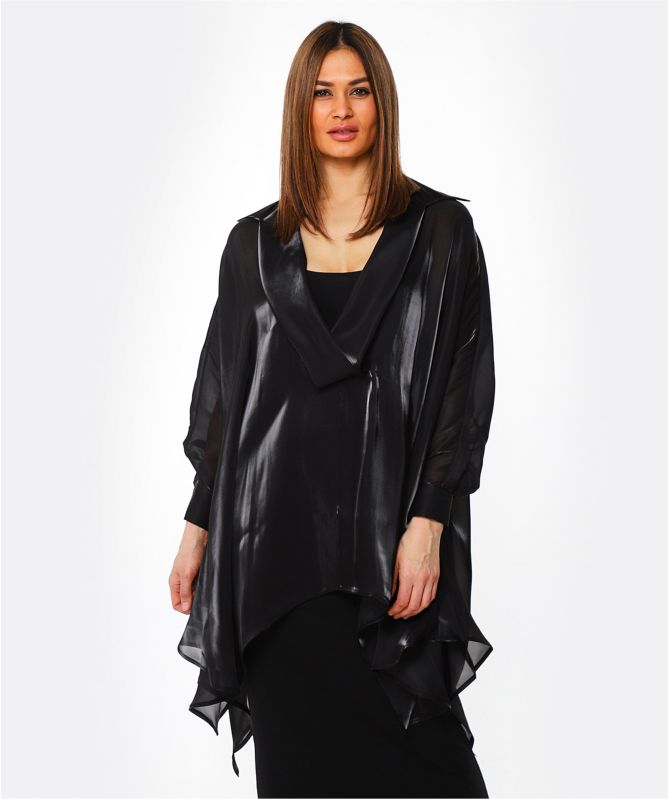 NU London Oversized V-Neck Top