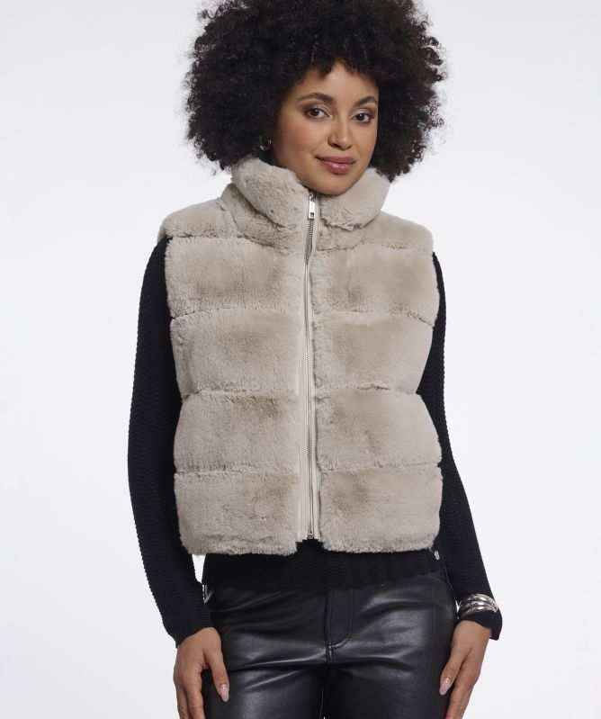 Rino and Pelle May Faux Fur Tank top