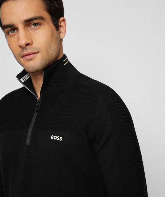 BOSS Half Zip Zenard_SR22 Sweater
