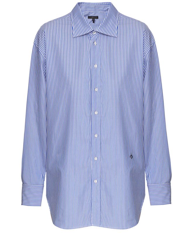 rag & bone Diana Cotton Poplin Stripe Shirt