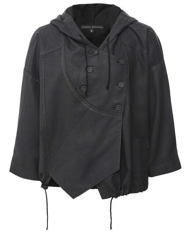 Lurdes Bergada Coating Hooded Top