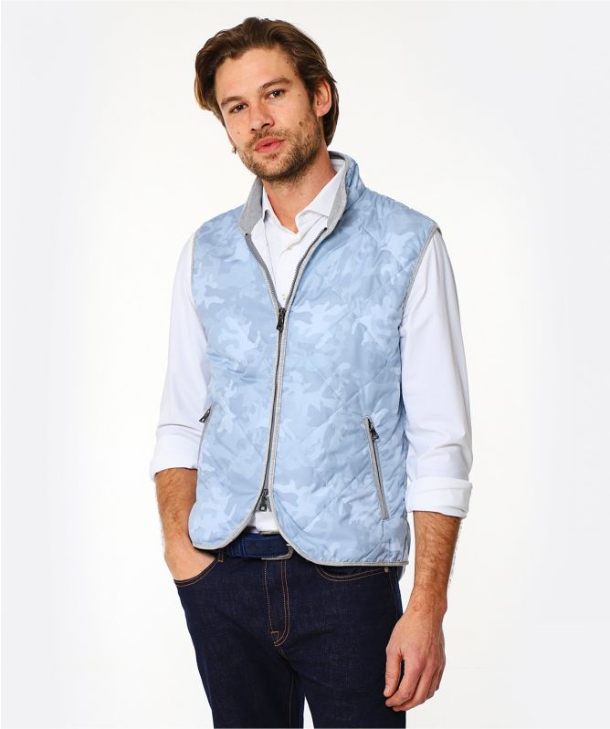 Waterville Water-Repellent Camo Quilted Gilet