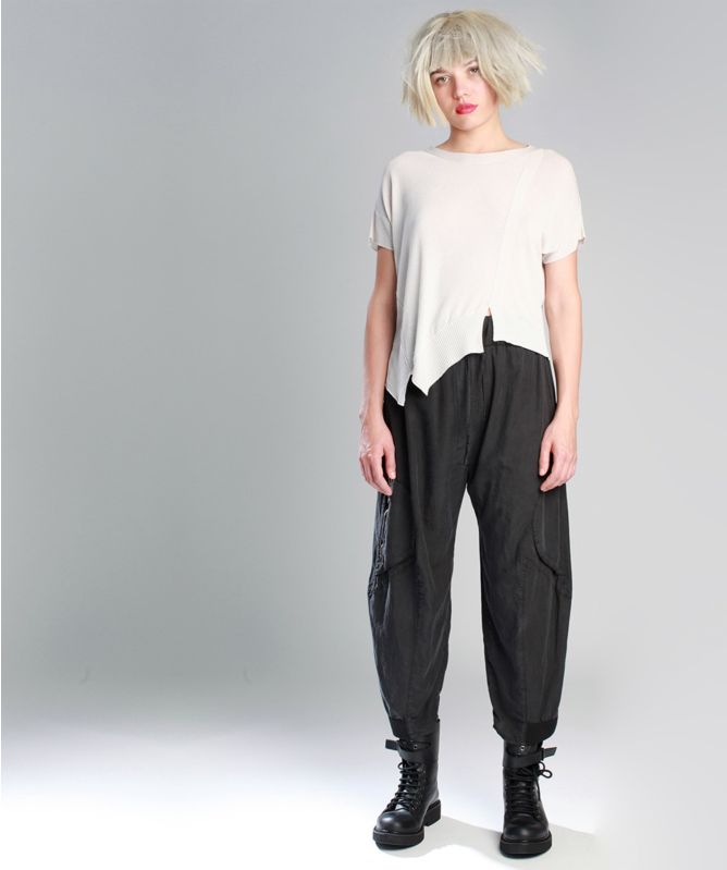 Lurdes Bergada Asymmetric Knitted Pullover