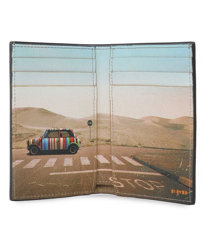 Paul Smith Leather Desert Mini Card Wallet