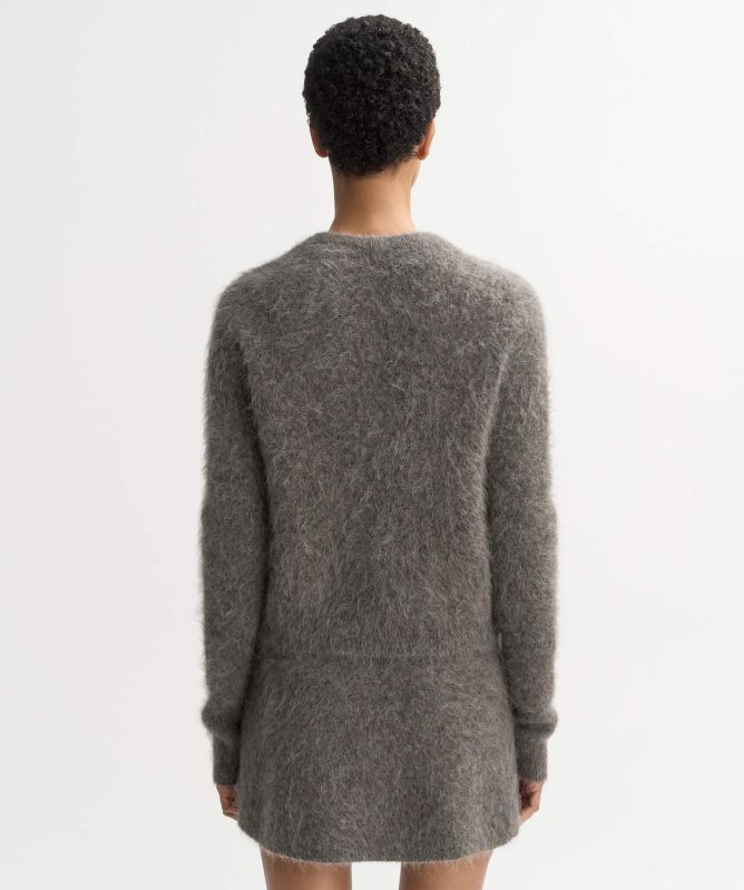 Soft Goat Alpaca Knit Cardigan