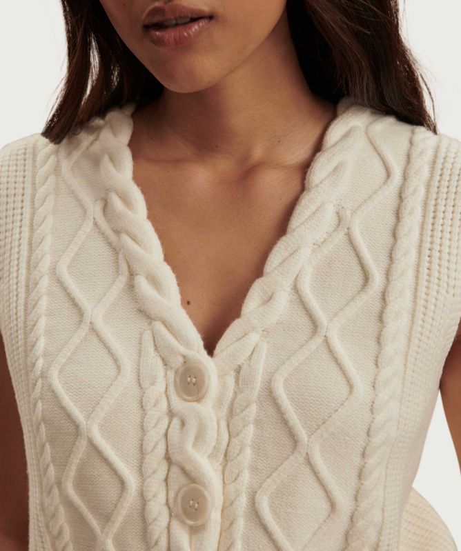 Varley Tatyana Cable Knit Tank top