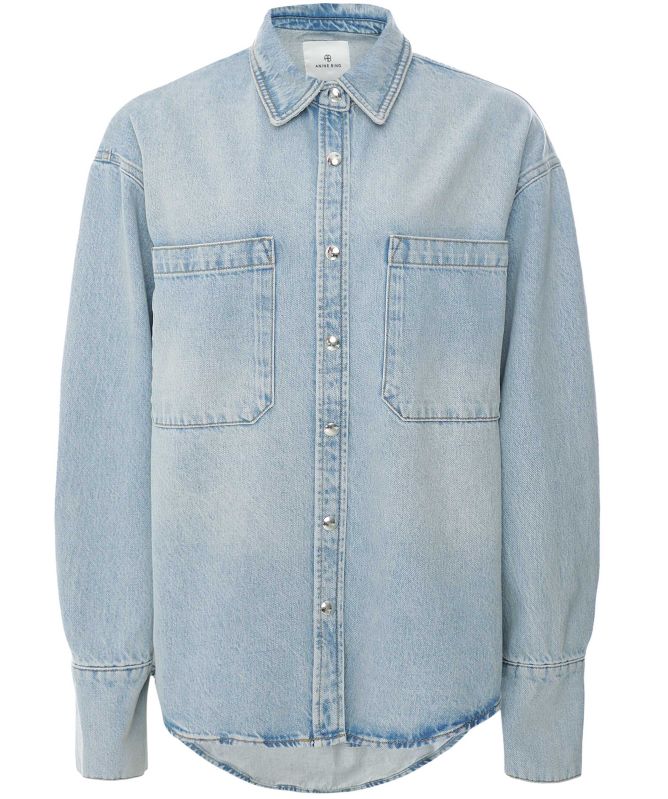 Anine Bing Denim Dante Shirt