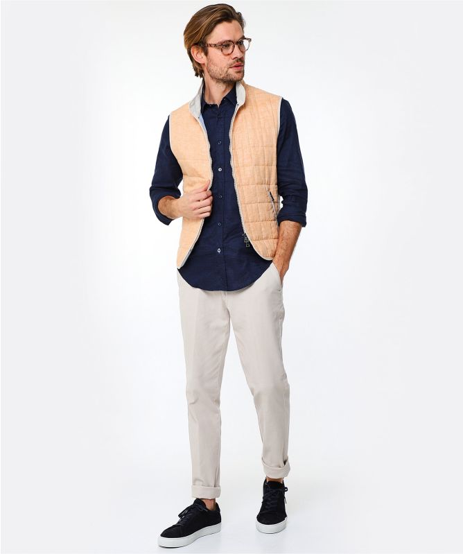 Waterville Linen Box Quilted Gilet