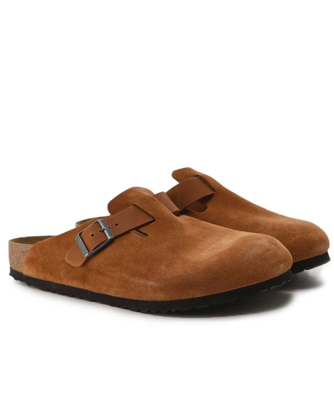 Birkenstock Boston Suede Clogs