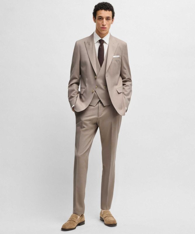 BOSS Slim Fit H-Houston-3Pcs-Pk252 Suit