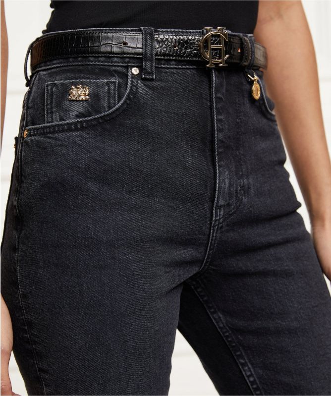 Holland Cooper HC Leather Stud Belt