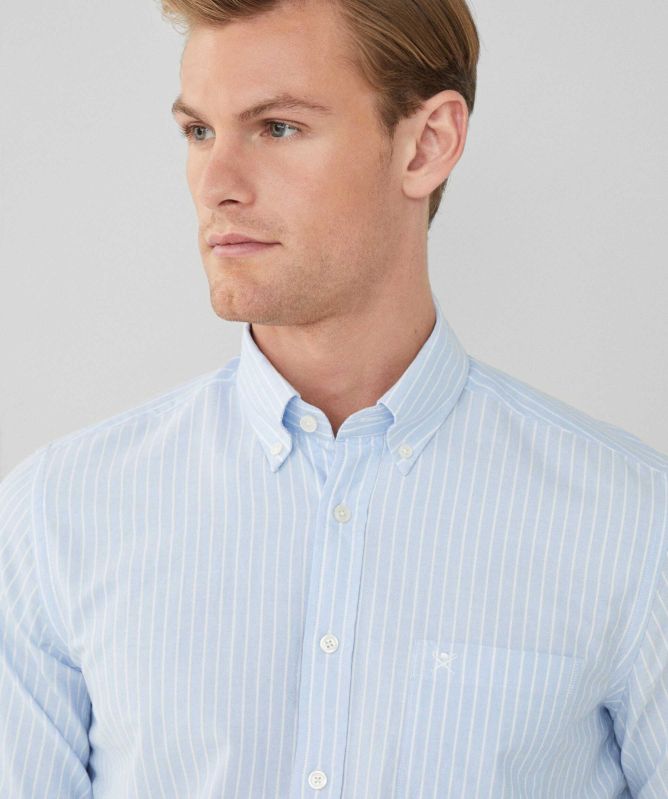 Hackett Slim Fit Striped Oxford Shirt