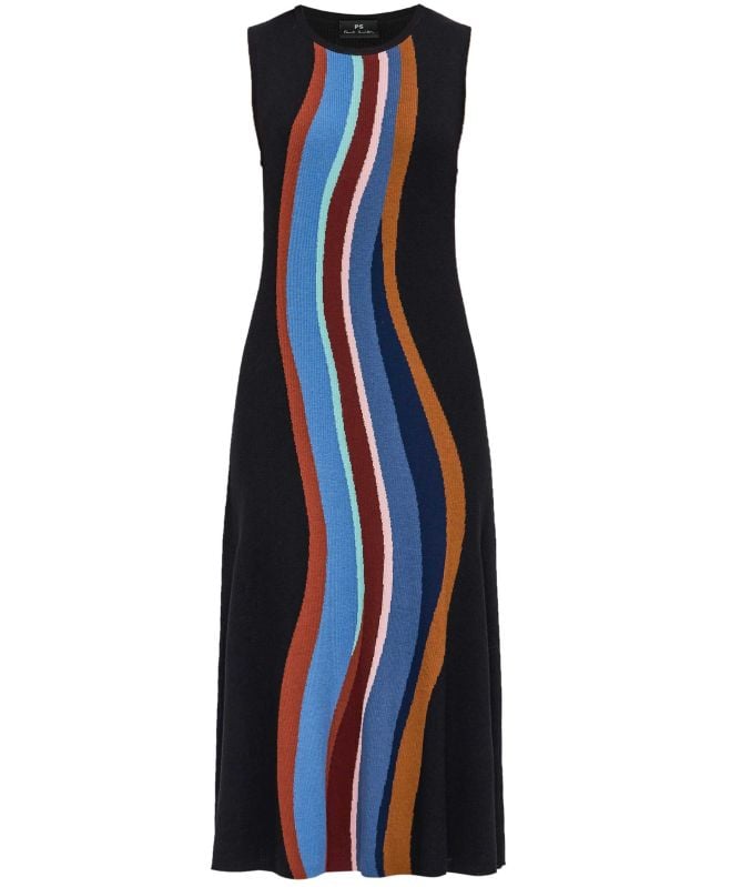 Paul Smith Rib Knit Merino Wool Dress