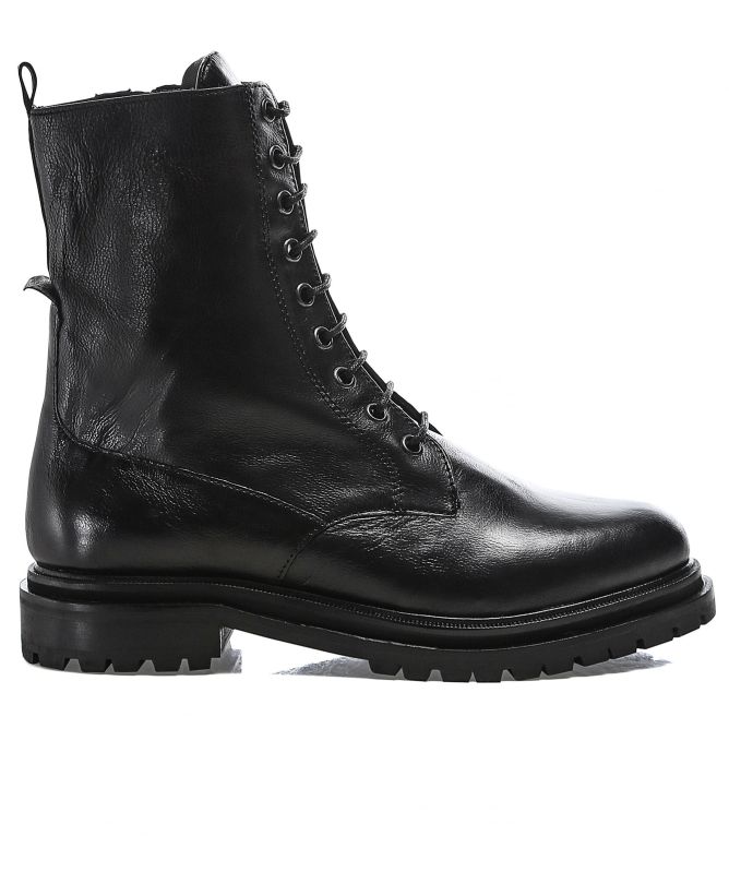 Hudson London Resnick Leather Military Boots
