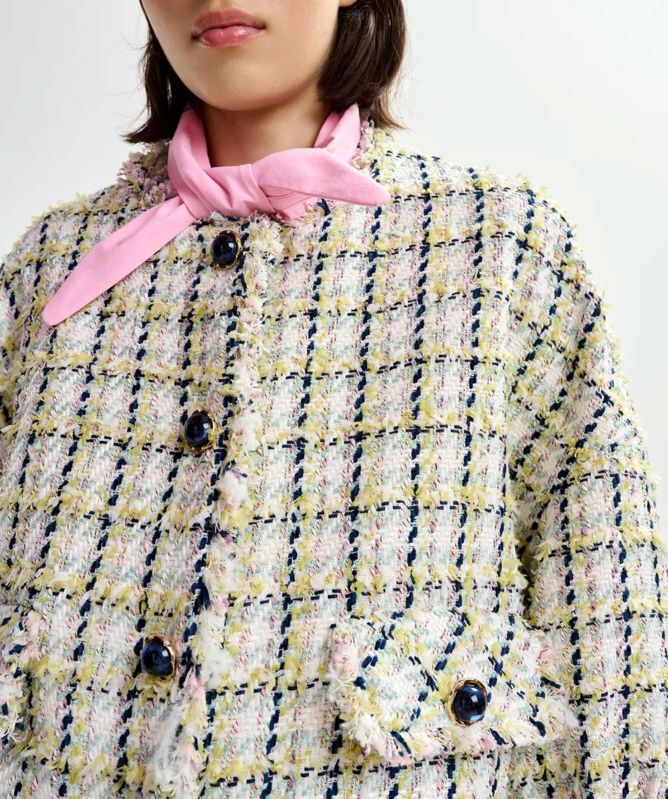 Essentiel Antwerp Jayden Oversized Bouclé Jacket