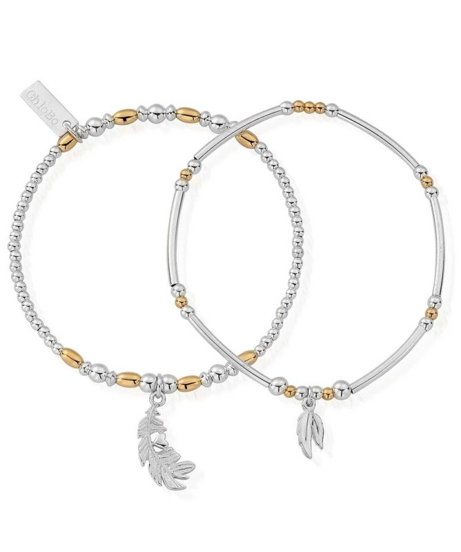 ChloBo Strength & Courage Set of 2 Bracelets
